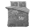 Bettbezug – Mr &amp; Mrs Graphitgrau