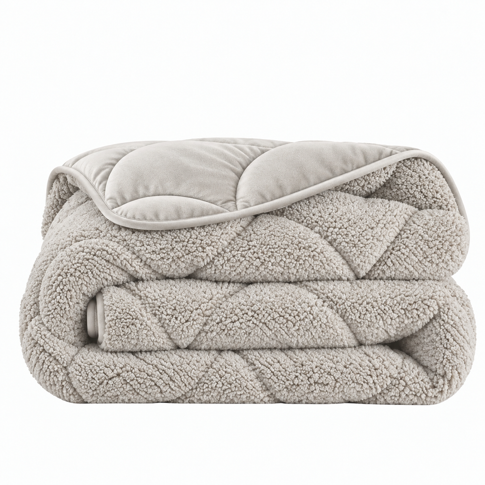 Dekbed Zonder Overtrek - Lazy Teddy/Velvet Beige Met Kussenslopen