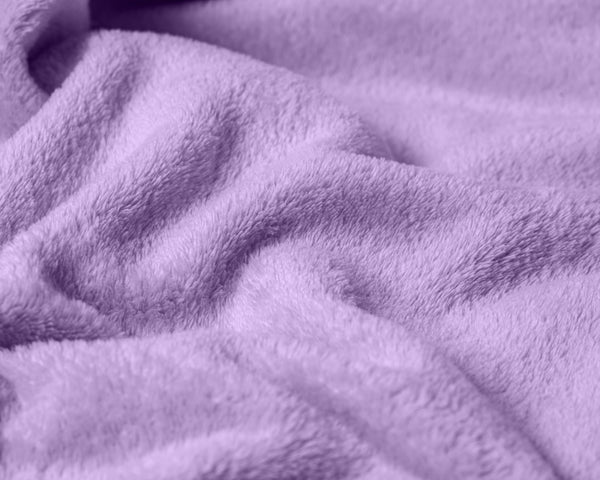Coral Fleece Badjas Lila