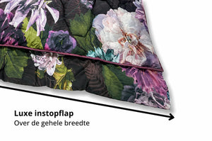 Bettdecke ohne Bezug – Lileo Lila Blumen – Extra dick