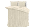 Bettbezug – Rippstrick-Teddy Beige