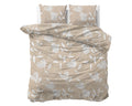 Dekbedovertrek - Serenity Beige/Zand Flanel
