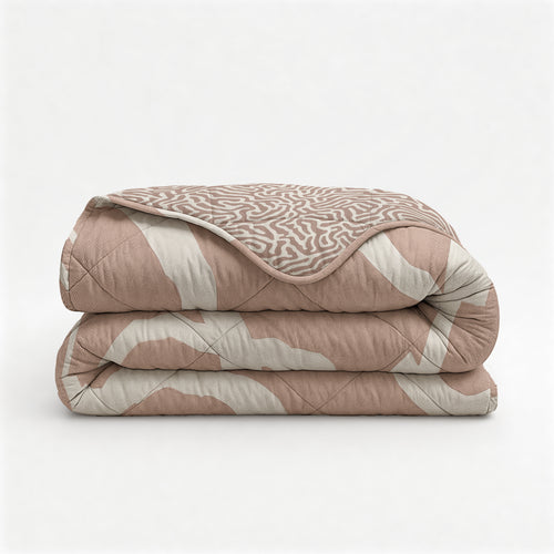 Easy Dekbed Shapes Zand Met Kussenslopen