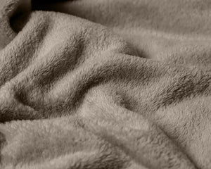 Coral Fleece Badjas Taupe