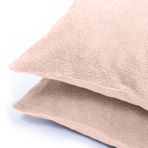 Teddy pillowcases 2-pack Pink 60 x 70