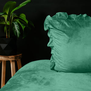 Velvet Ruffles Groen