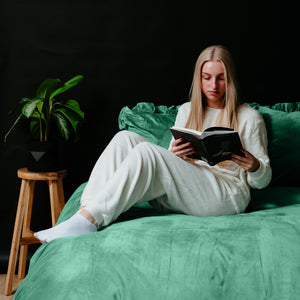 Velvet Ruffles Groen