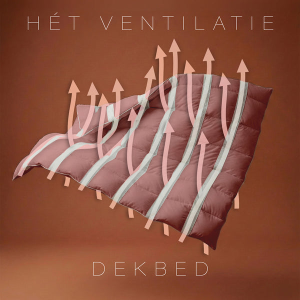 Lileo Ventilatie Dekbed – Oud Roze
