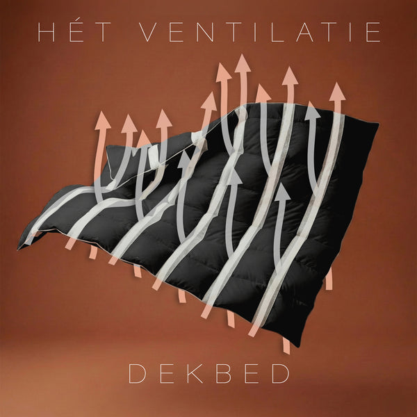 Lileo Ventilatie Dekbed – Zwart