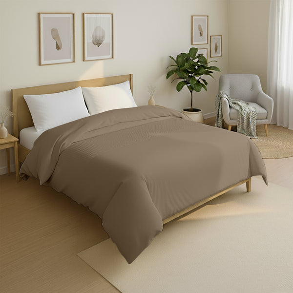 Dekbed Waffle - Taupe