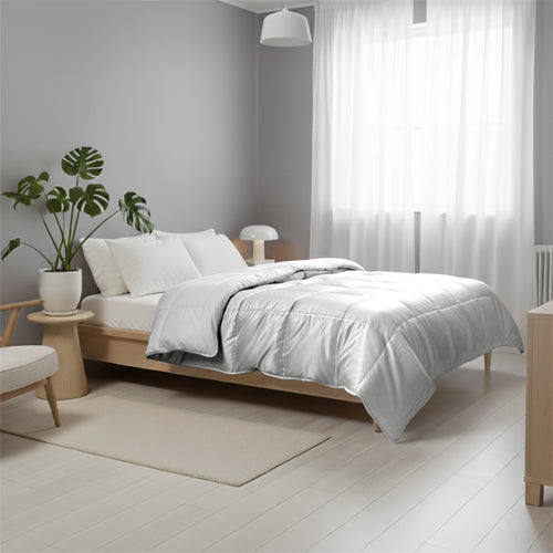 Lileo EasyBed™ Satijn – Zilvergrijs