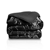 Bettdecke ohne Bezug – Lileo EasyBed™ Satin – Schwarz