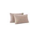Lileo Sherpa Komfort-Kissenbezüge – Taupe (2er-Set)