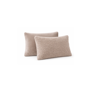 Lileo Sherpa Comfort Kussenslopen – Taupe (set van 2)