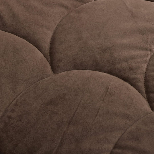 Lileo Velvet Sherpa Comfort Dekbed All Year – Coffee Brown (met instopstrook)