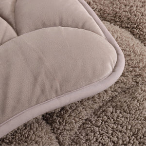 Lileo Velvet Sherpa Comfort Dekbed All Year – Taupe (met instopstrook)