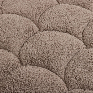 Lileo Velvet Sherpa Comfort Dekbed All Year – Taupe (met instopstrook)