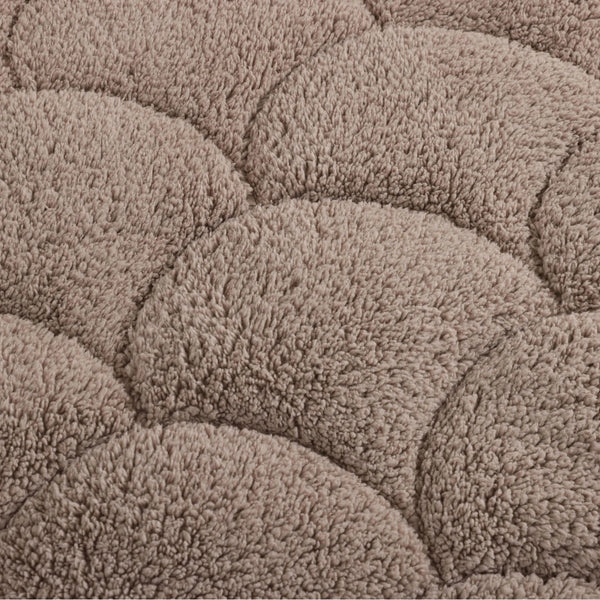 Lileo Velvet Sherpa Comfort Dekbed All Year – Taupe (met instopstrook)