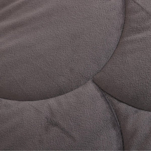Lileo Velvet Sherpa Comfort Dekbed All Year – Grey (met instopstrook)