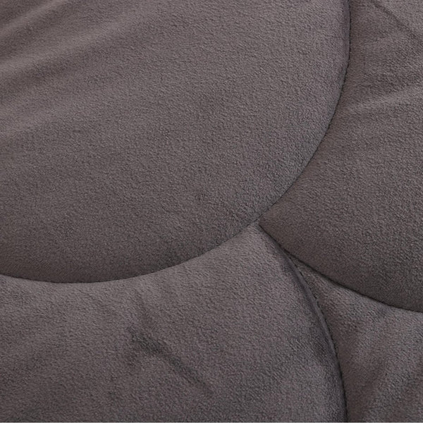 Lileo Velvet Sherpa Comfort Dekbed All Year – Grey (met instopstrook)