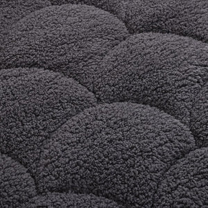 Lileo Velvet Sherpa Comfort Dekbed All Year – Grey (met instopstrook)