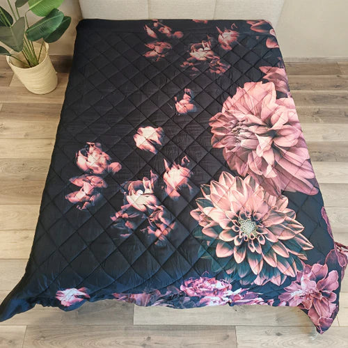 Zomer Dekbed Zonder Overtrek - Raining Bed of Roses 230x250 cm