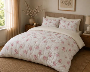 Bettdecke ohne Bezug – Lileo Flowers Diamond Pink – Extra dick