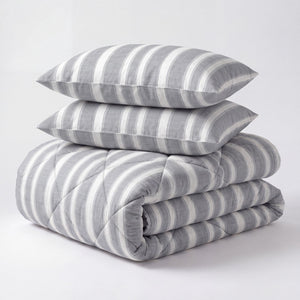 Dekbed Zonder Overtrek - Nano Printed Dekbed - Divided Grey