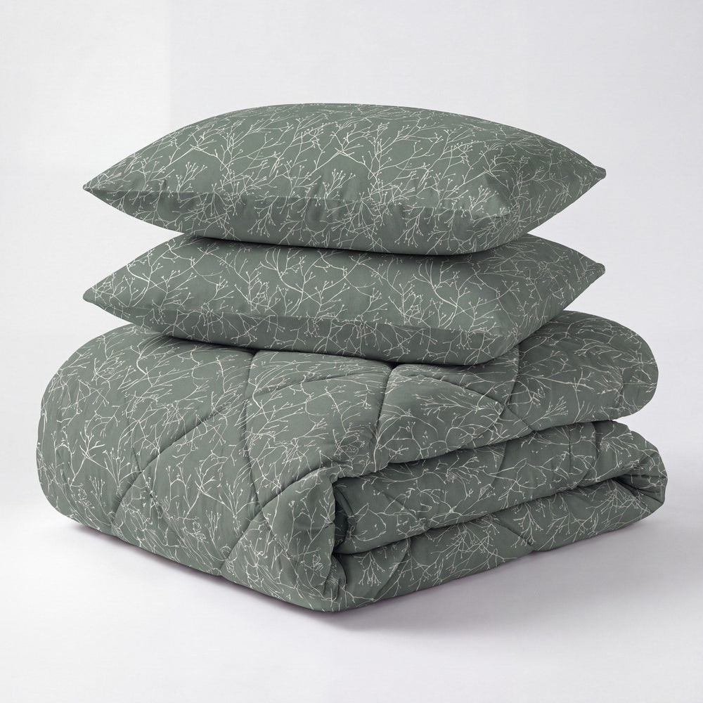 Dekbed Zonder Overtrek - Nano Printed Dekbed - Flower Buds